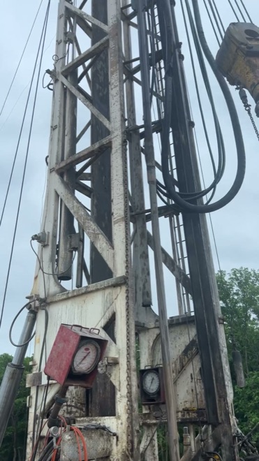 Drilling rig, Creek County